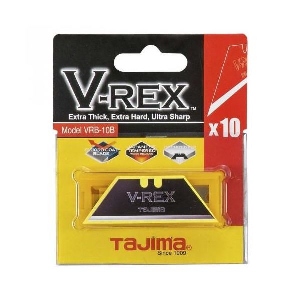 Veitsiterä Tajima V-REX 10 kpl:n pakkaus 