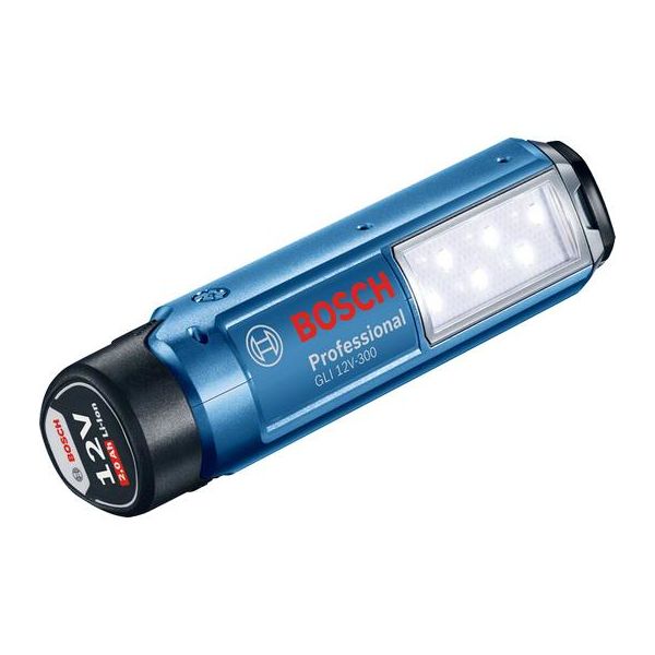 Arbeidslampe Bosch GLI 12V-300 uten batterier og lader 