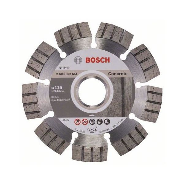 Diamantkapskiva Bosch Best for Concrete  115x22,23mm