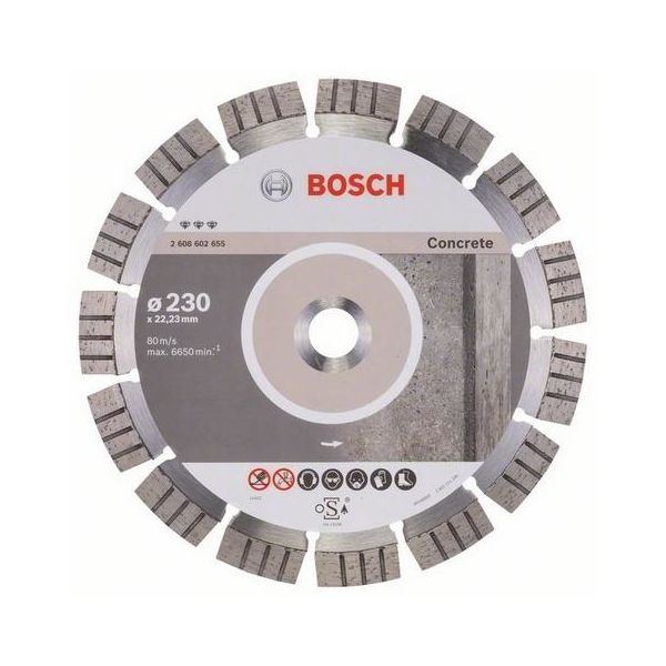 Diamantkapskiva Bosch Best for Concrete  230x22,23mm