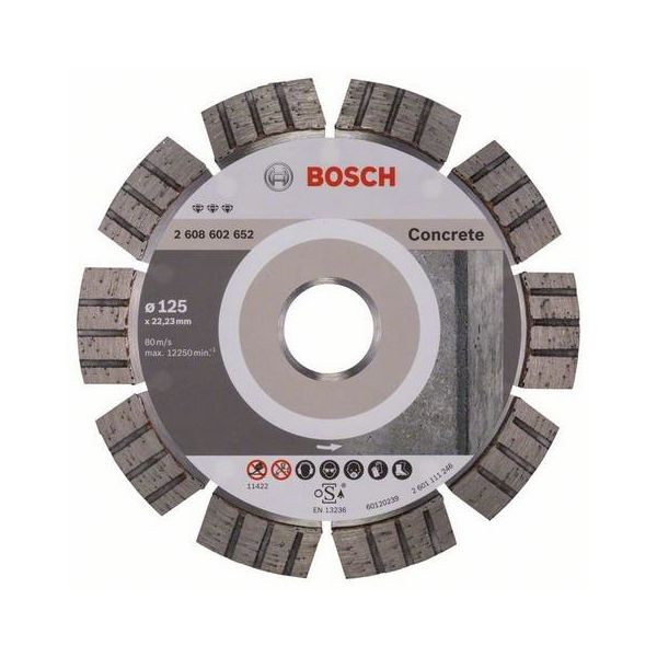 Diamantskæreskive Bosch Best for Concrete  125x22,23mm