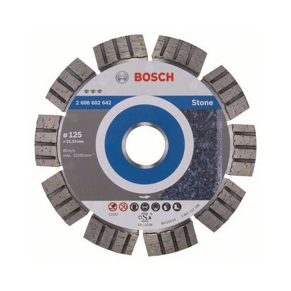 Timanttikatkaisulaikka Bosch Best for Stone  125x22,23mm