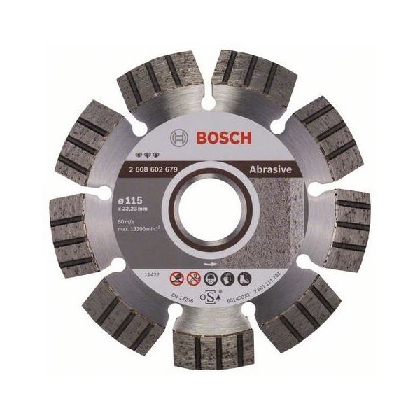 Diamantskæreskive Bosch Best for Abrasive  Ø115mm