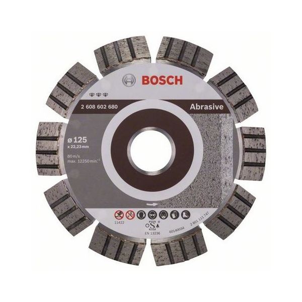 Diamantkapskiva Bosch Best for Abrasive  Ø125mm