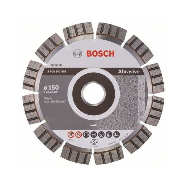 Diamantkapskiva Bosch Best for Abrasive  Ø150mm