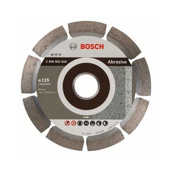 Diamantkapskiva Bosch Standard for Abrasive  Ø125mm