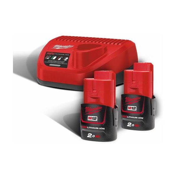 Opladningspakke Milwaukee M12 NRG-202  