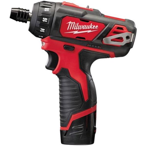 Bore-/skruemaskine Milwaukee M12 BD-202C med batteri og oplader 