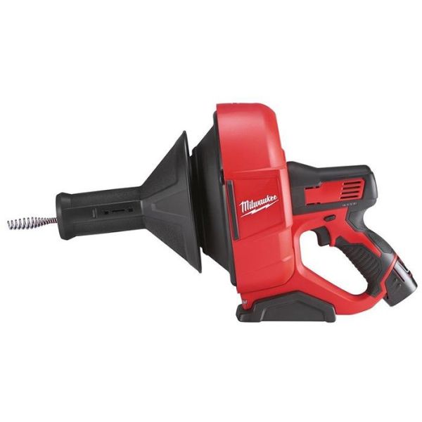 Afløbsrenser Milwaukee M12 BDC6-202C med batteri og oplader 