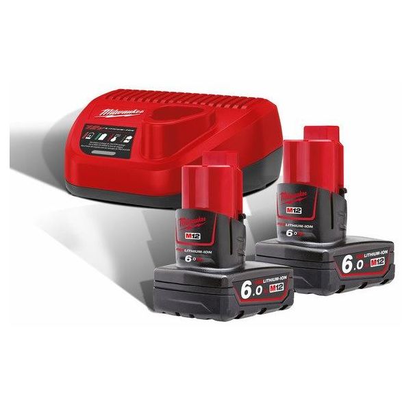 Opladningspakke Milwaukee M12 NRG-602  