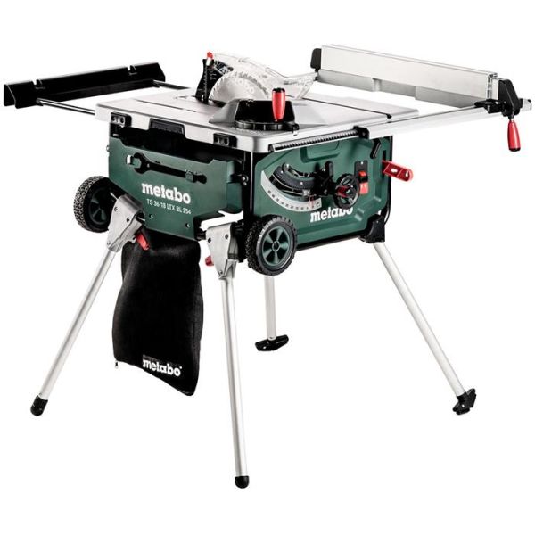 Bordrundsav Metabo TS 36-18 LTX BL 254 uden batterier og opladere 