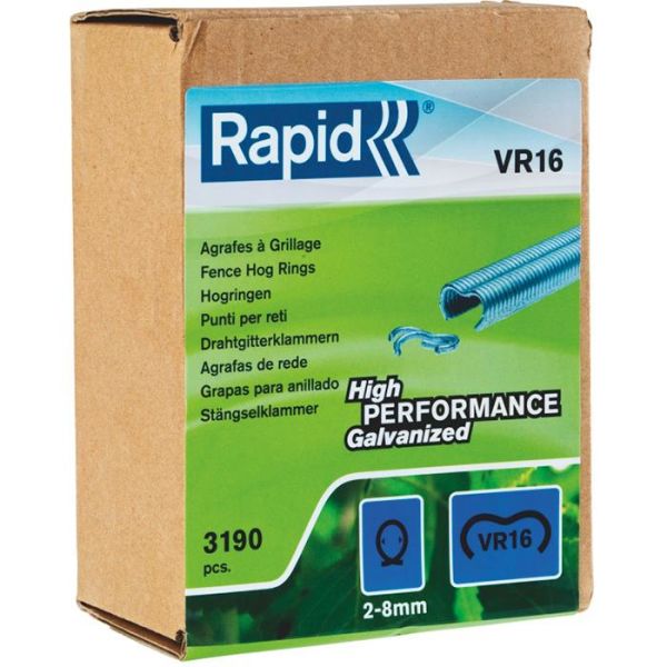 Sinkilät Rapid VR16 hopea 3190 kpl:n pakkaus