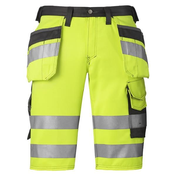 Shorts Snickers Workwear 3033 varsel, gul Str. 44