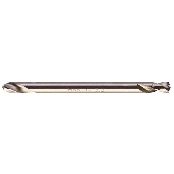 Metalbor Milwaukee HSS G dobbeltsidet, pakke med 10 stk 3,3 mm