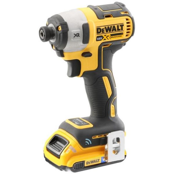 Slagskrutrekker Dewalt DCF888D2B med 2,0Ah-batterier og lader 