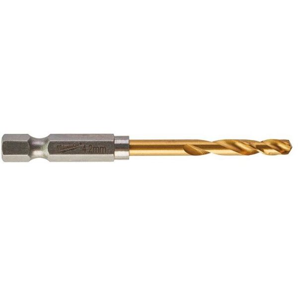 Metalbor Milwaukee SHOCKWAVE Red Hex HSS-G TIN 1-pak 4.2mm