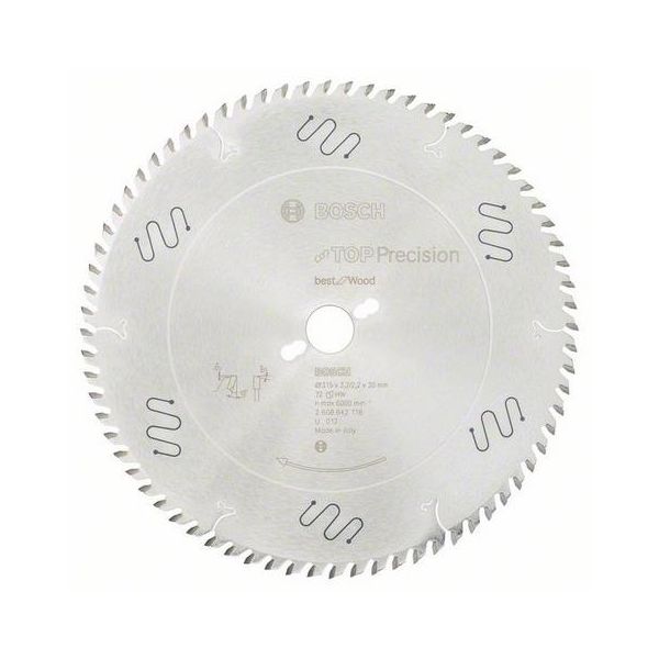 Savklinge Bosch Top Precision Best for Wood 72T 315 mm 72 T