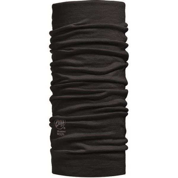 Halsvarmere Buff Merino Wool sort 