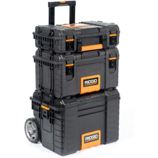 Opbevaringsboks Ridgid 54358 med vogn, 3 dele 