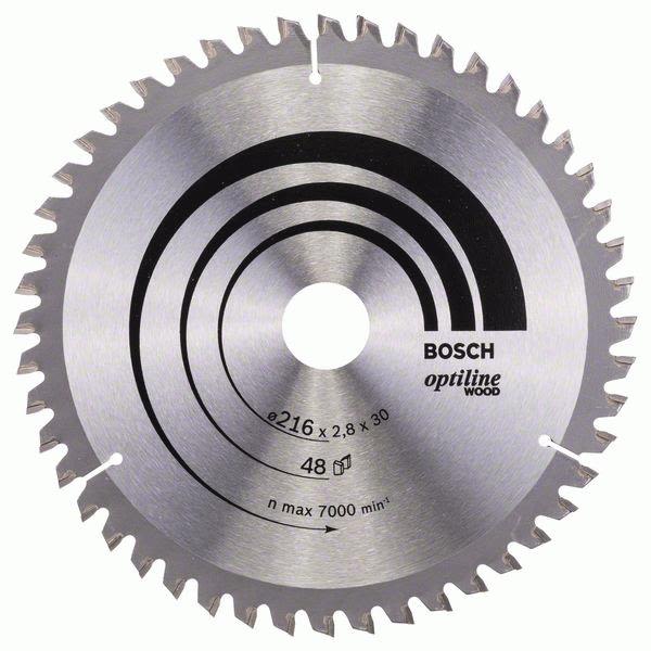 Savklinge Bosch 2608640641 Optiline Wood 216x2,8x30mm, T48 
