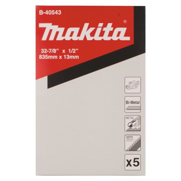 Båndsagblad Makita B-40543 5-pakn, 14T 