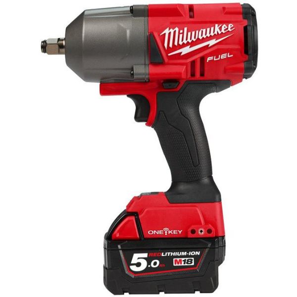 Slagnøgle Milwaukee M18 ONEFHIWF12-502X med batteri og oplader 