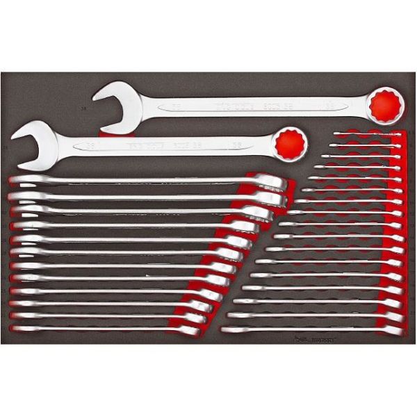 Ring- gaffelnøglesæt Teng Tools TTESP31 31 stykker 