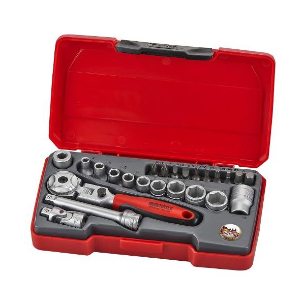 Topnøglesæt Teng Tools T1424S 24 dele 