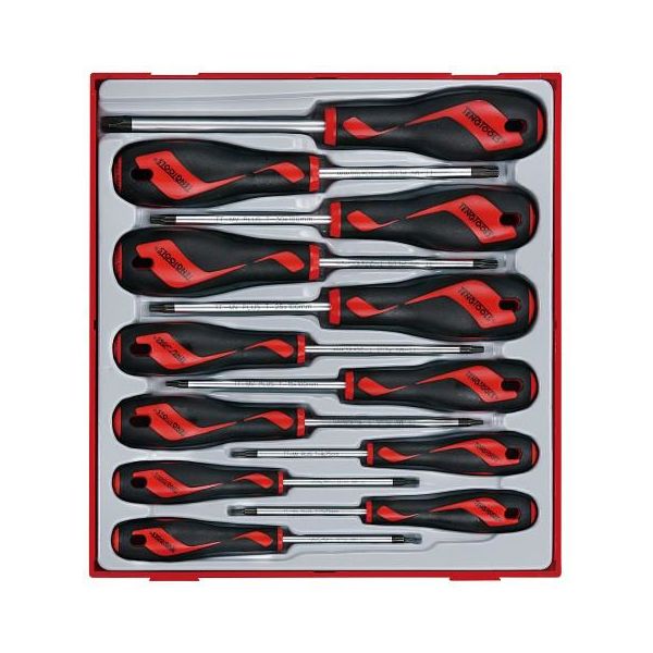 Skruetrækkersæt Teng Tools TTD912TXN 12 dele 