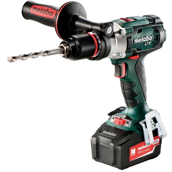Slagboremaskine Metabo SB 18 LTX Impuls med 2 stk 4,0 Ah batterier og oplader 