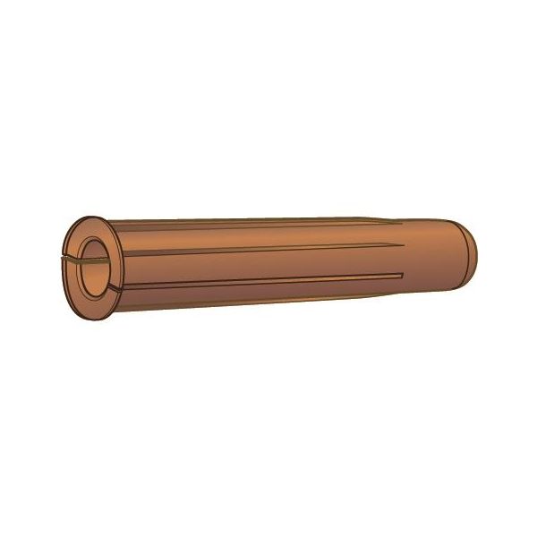 Plastplugs ESSVE TG Brun, pakke med 100 8x40mm