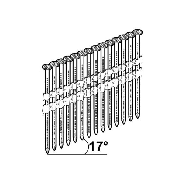 Maskinsøm ESSVE M-Fusion 17° rundt hoved, 1800-pak 2.8x60mm