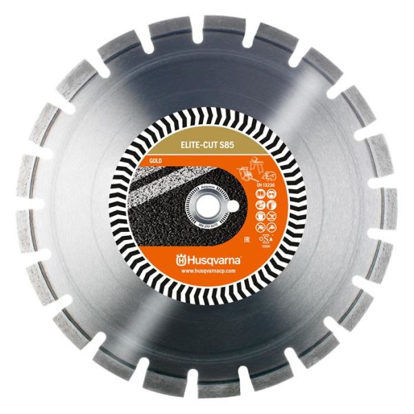 Diamantskæreskive Husqvarna 579809550 ELITE-CUT S85 450x25,4 mm 