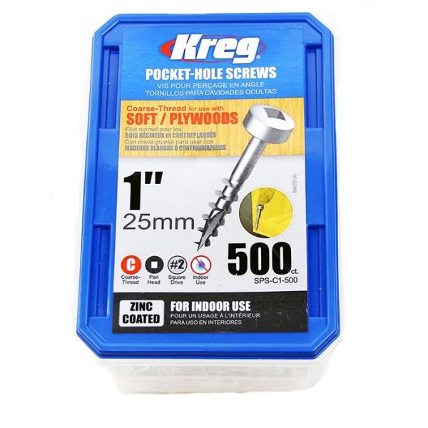 Skrue Kreg SPS-C1-500 25 mm 500-pakning
