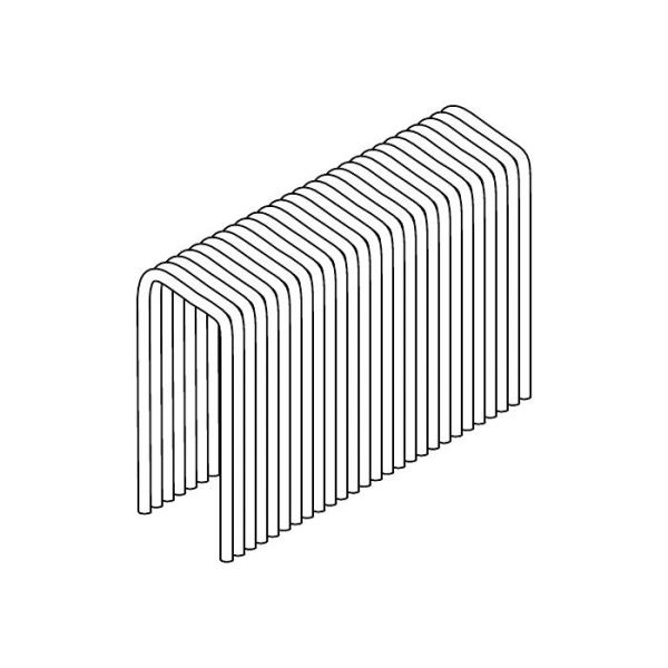 Hæfteklamme ESSVE PZ16 Pakke 2000 10,8 x 50 mm