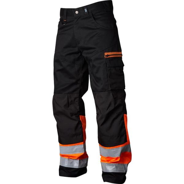 Midjebukse Vidar Workwear V500552C048 oransje/svart Oransje/Svart C48