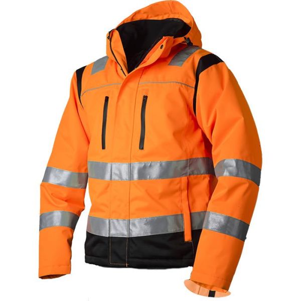 Vinterjakke Vidar Workwear V40092503 oransje/svart Oransje/Svart XS