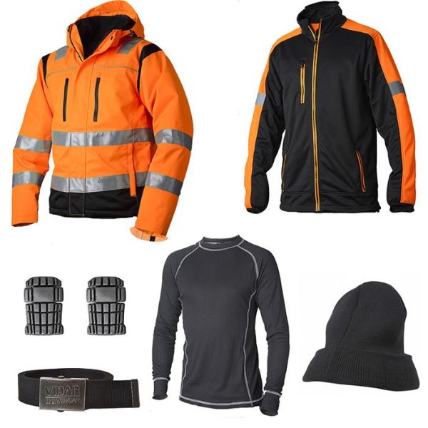 Talvipaketti Vidar Workwear Orange  Koko XXL