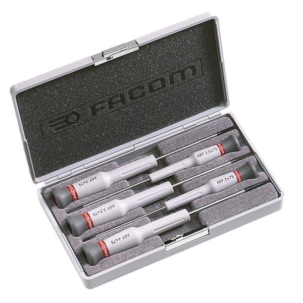 Skruetrækkersæt Facom AEF.J2 Micro-Tech, 5 dele 