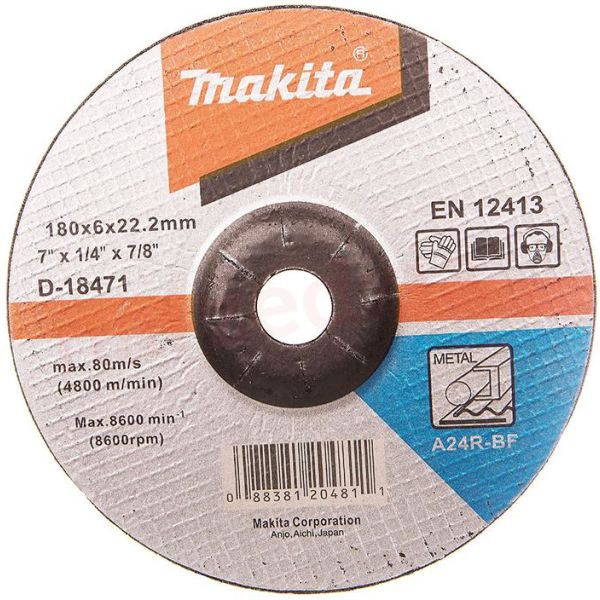 Slipeskive Makita D-18471 180 mm 