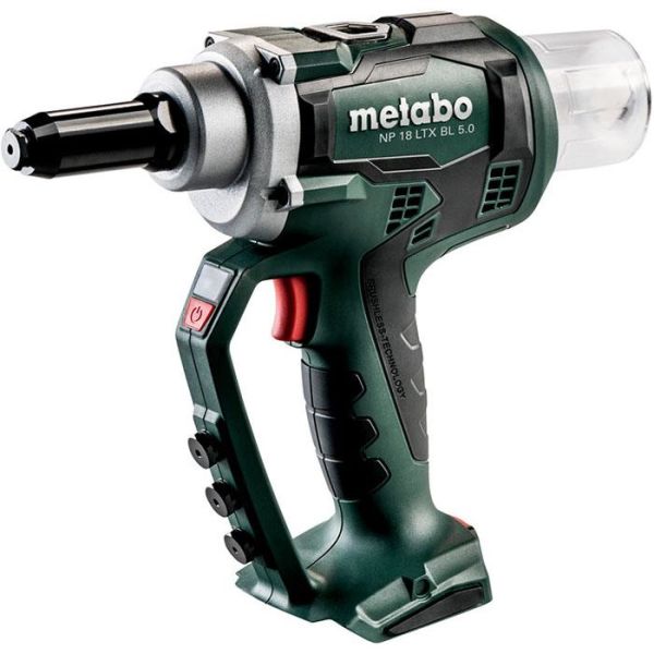 Nittepistol Metabo NP 18 LTX BL 5.0 uden batteri og oplader 