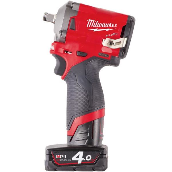 Slagnøgle Milwaukee M12 FIWF12-422X 1/2", med batteri og oplader 