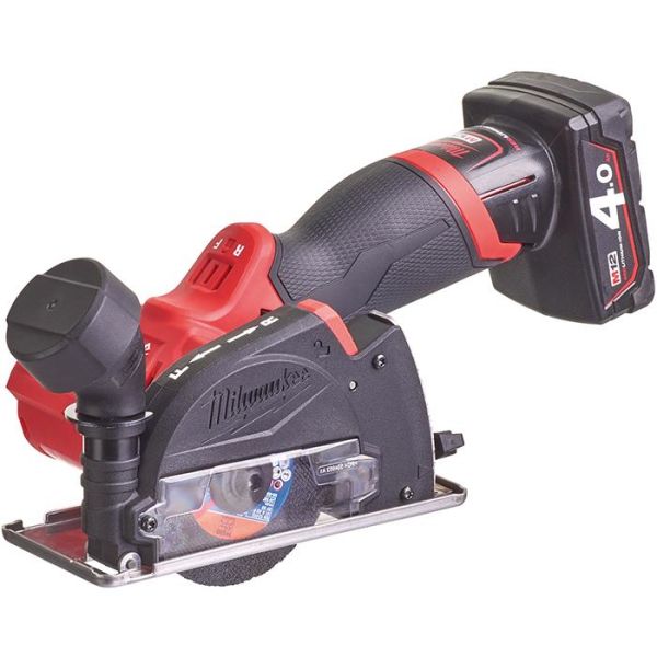 Universalsav Milwaukee M12 FCOT-422X med batteri og oplader 