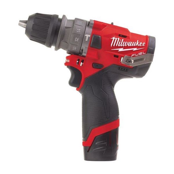 Bore-/skruemaskine Milwaukee M12 FPDXKIT-202X med batteri og oplader 
