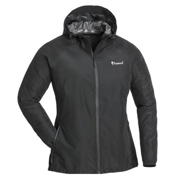Friluftsjakke Pinewood Caribou Ultra Light 3212 dame, svart Str. XXXL