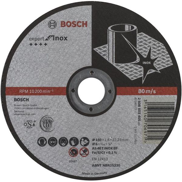 Kappeskive Bosch Expert for Inox 150x22,23mm 