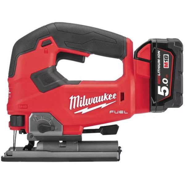 Stiksav Milwaukee M18 FJS-502X med batteri og oplader 