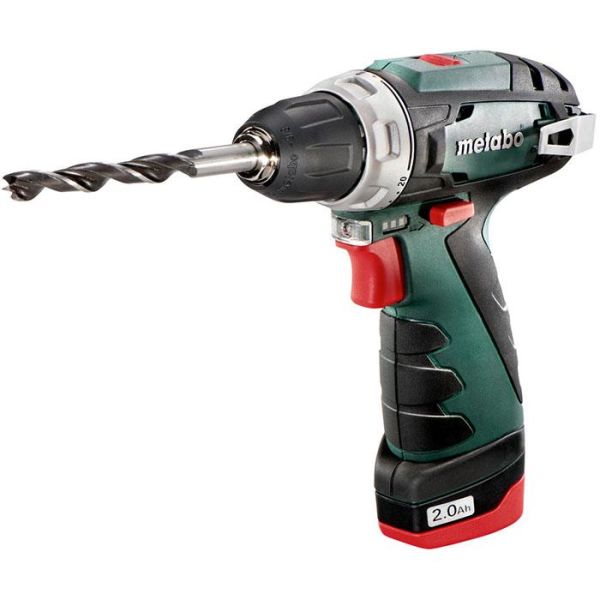 Bore-/skruemaskine Metabo POWERMAXX BS med batteri og oplader 