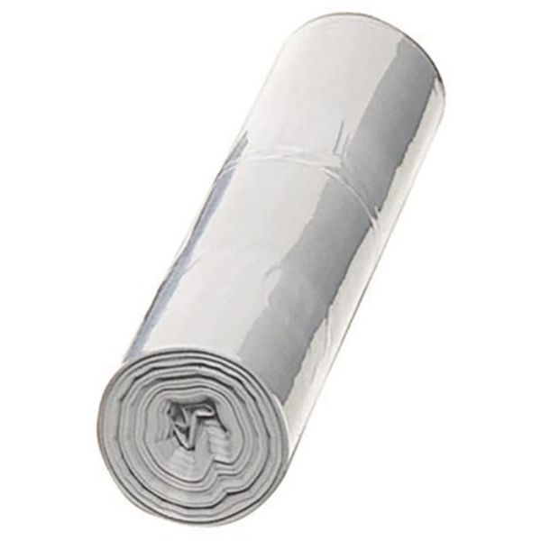 Jätesäkki Rullpack 233910X 125 l, läpikuultava 25 kpl/rulla, läpikuultava