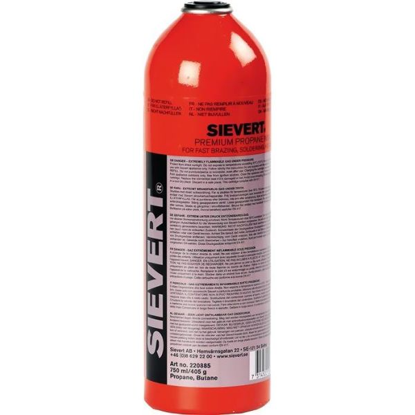 Kaasut Sievert Premium Propan Mix 2208 kertakäyttöisiin, 380 g 